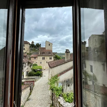 Maison Coeur De St-cirq-lapopie Charme Jardin Clim * سانت سيرك لابوبي