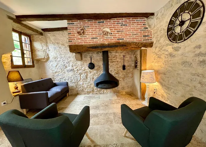 Maison Coeur De St-cirq-lapopie Charme Jardin Clim *